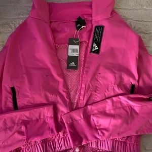 Pink adidas jacket!